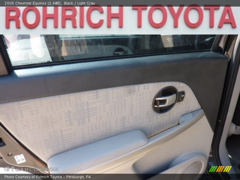 Black / Light Gray 2006 Chevrolet Equinox LS AWD
