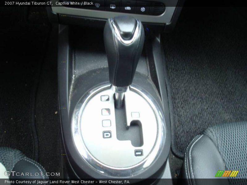Captiva White / Black 2007 Hyundai Tiburon GT