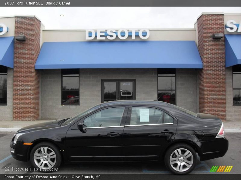 Black / Camel 2007 Ford Fusion SEL