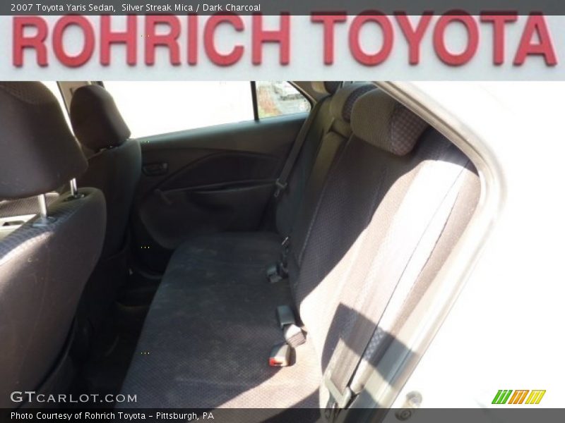 Silver Streak Mica / Dark Charcoal 2007 Toyota Yaris Sedan
