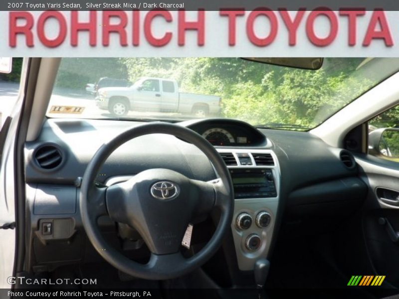 Silver Streak Mica / Dark Charcoal 2007 Toyota Yaris Sedan