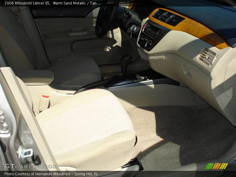 Warm Sand Metallic / Tan 2006 Mitsubishi Lancer ES
