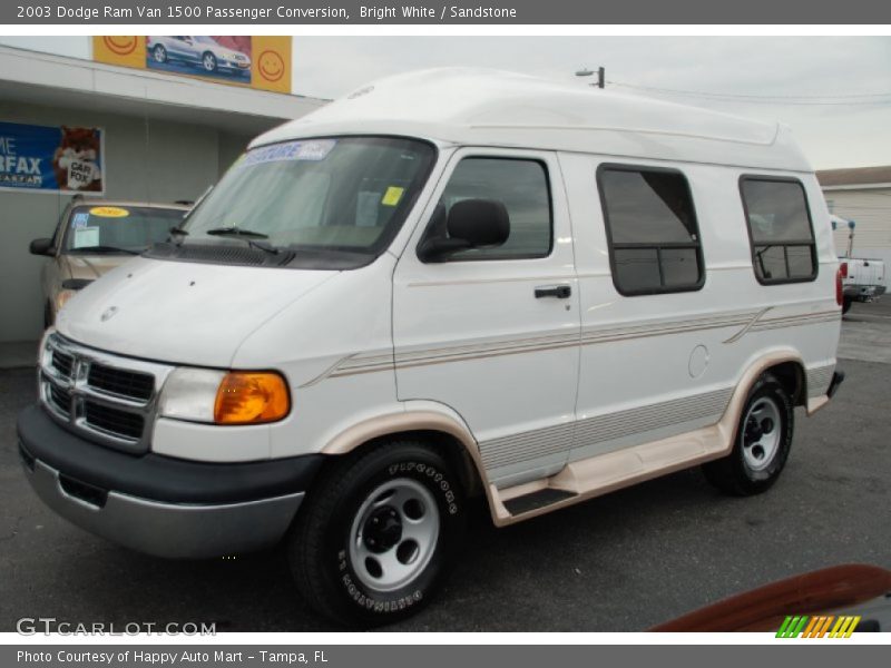 Front 3/4 View of 2003 Ram Van 1500 Passenger Conversion