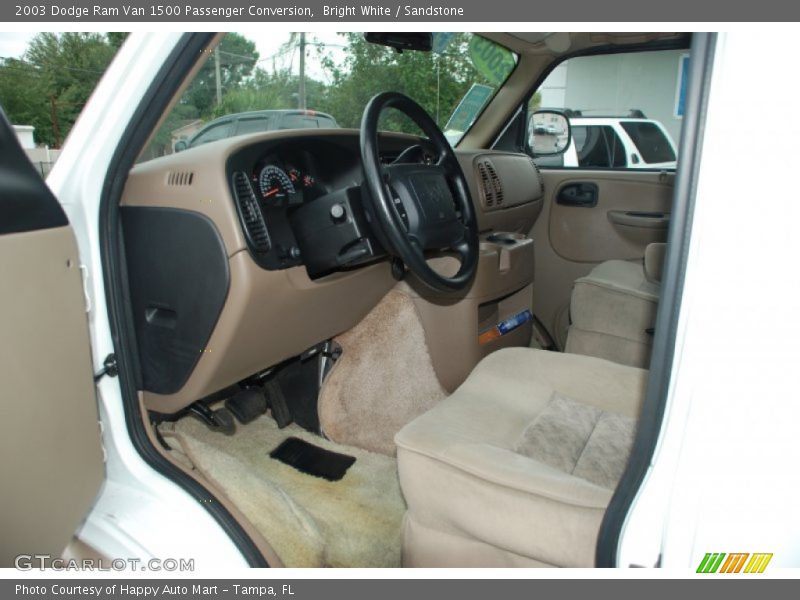  2003 Ram Van 1500 Passenger Conversion Sandstone Interior