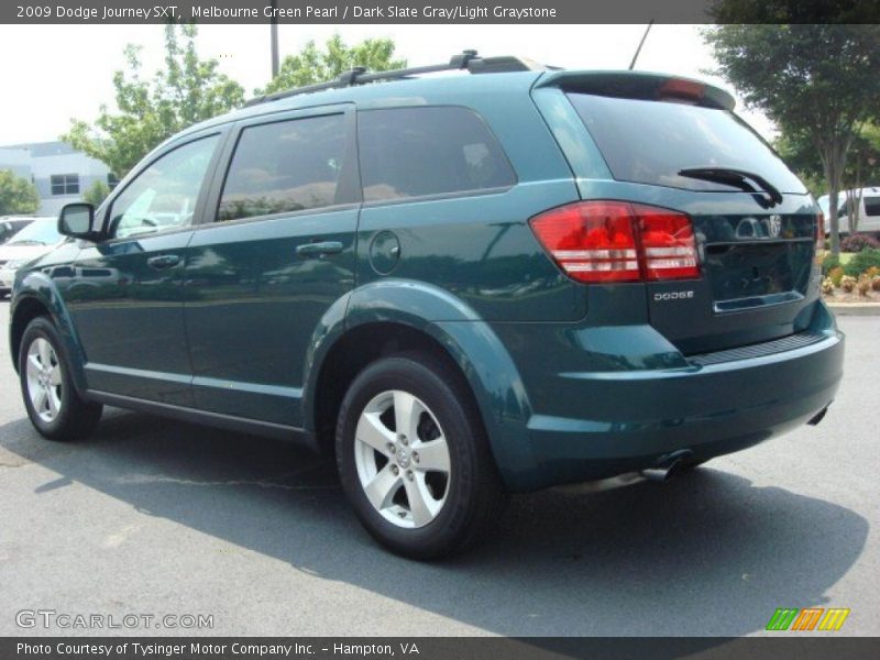 Melbourne Green Pearl / Dark Slate Gray/Light Graystone 2009 Dodge Journey SXT
