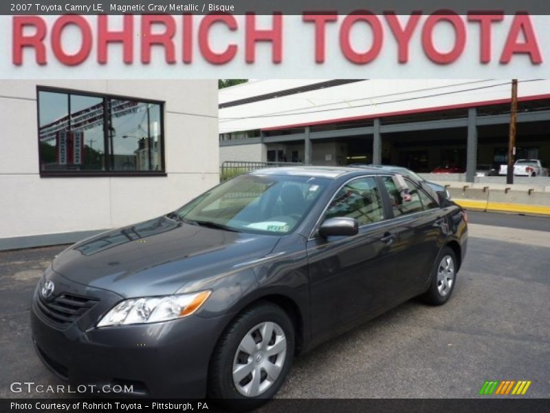 Magnetic Gray Metallic / Bisque 2007 Toyota Camry LE