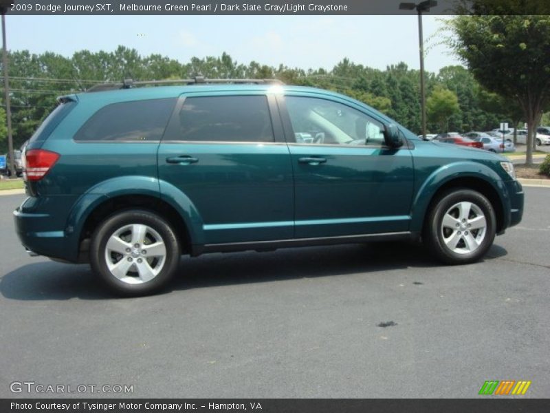 Melbourne Green Pearl / Dark Slate Gray/Light Graystone 2009 Dodge Journey SXT
