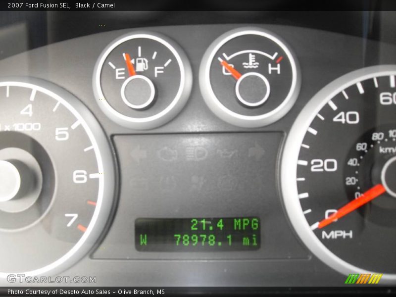 Black / Camel 2007 Ford Fusion SEL
