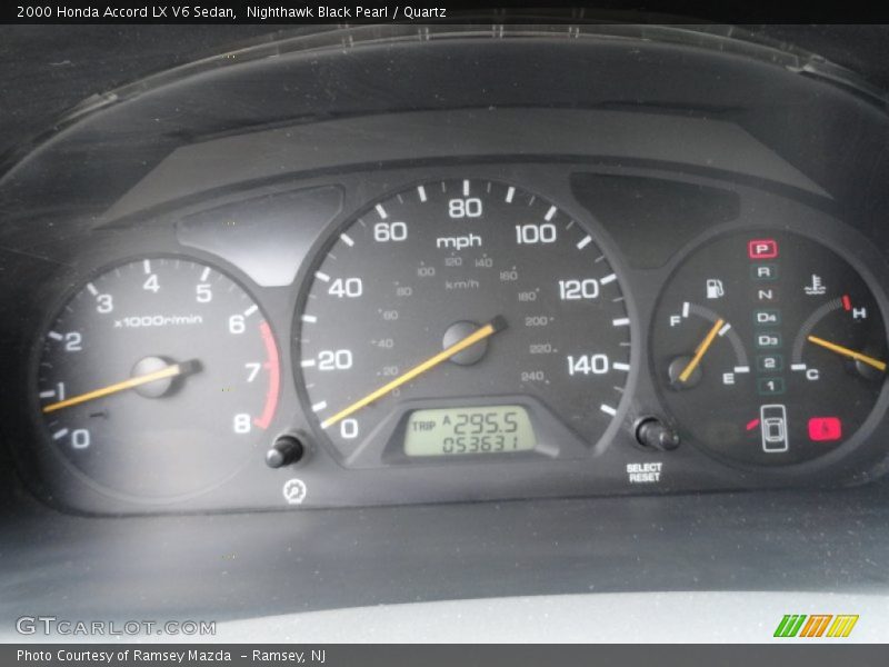  2000 Accord LX V6 Sedan LX V6 Sedan Gauges