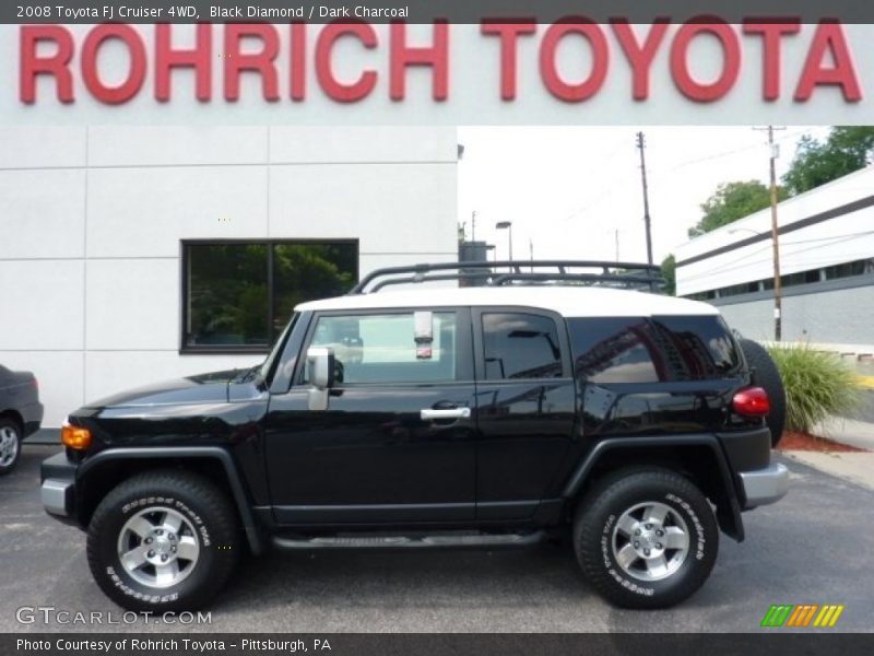Black Diamond / Dark Charcoal 2008 Toyota FJ Cruiser 4WD