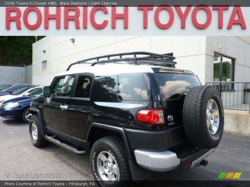 Black Diamond / Dark Charcoal 2008 Toyota FJ Cruiser 4WD