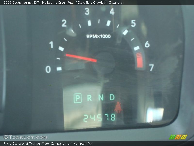 Melbourne Green Pearl / Dark Slate Gray/Light Graystone 2009 Dodge Journey SXT