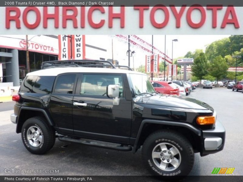 Black Diamond / Dark Charcoal 2008 Toyota FJ Cruiser 4WD