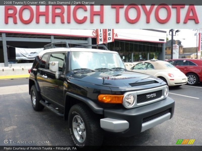 Black Diamond / Dark Charcoal 2008 Toyota FJ Cruiser 4WD