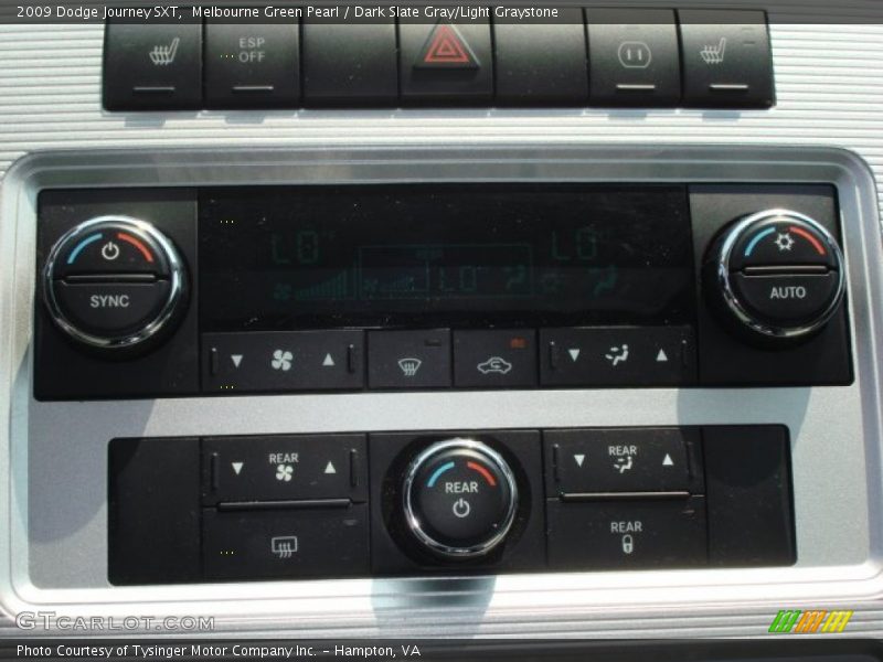 Melbourne Green Pearl / Dark Slate Gray/Light Graystone 2009 Dodge Journey SXT