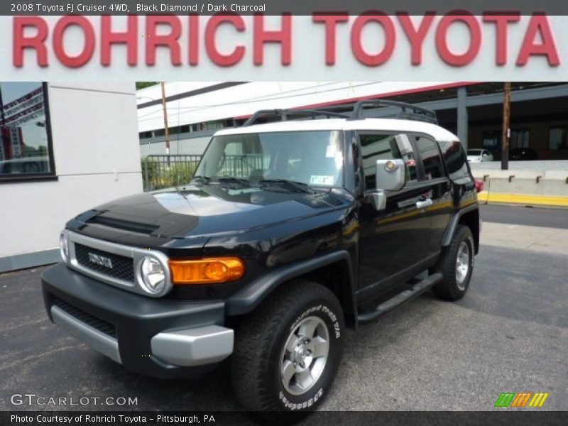 Black Diamond / Dark Charcoal 2008 Toyota FJ Cruiser 4WD