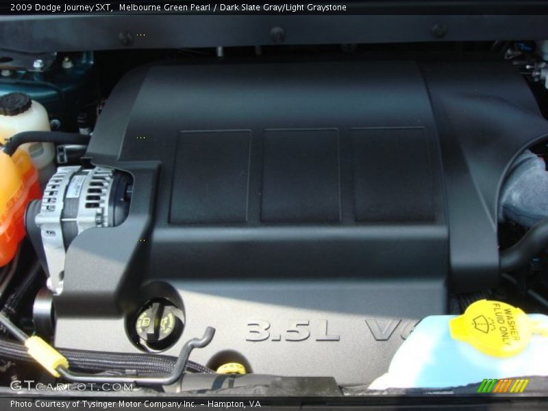Melbourne Green Pearl / Dark Slate Gray/Light Graystone 2009 Dodge Journey SXT