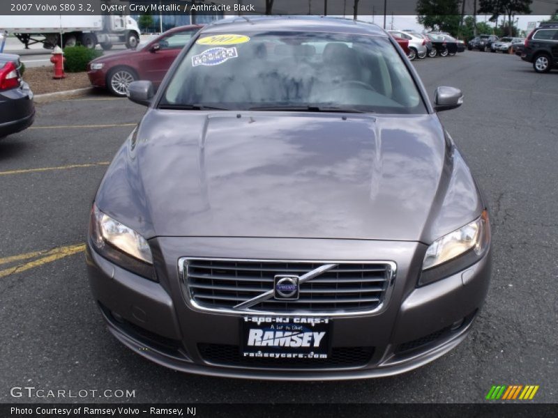 Oyster Gray Metallic / Anthracite Black 2007 Volvo S80 3.2