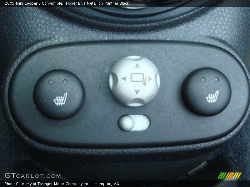 Controls of 2005 Cooper S Convertible