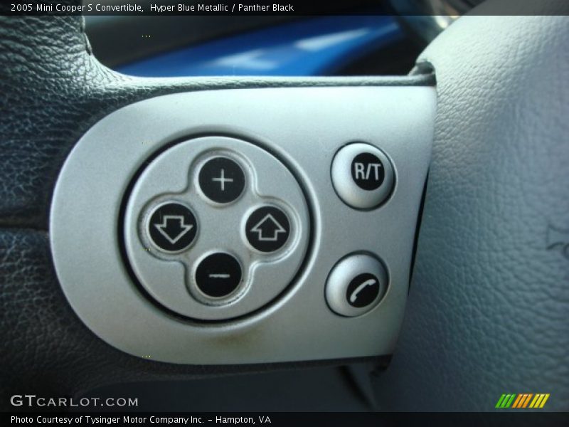 Controls of 2005 Cooper S Convertible