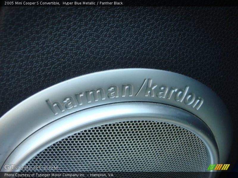Hyper Blue Metallic / Panther Black 2005 Mini Cooper S Convertible