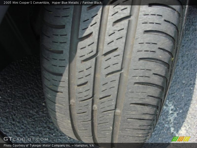 Hyper Blue Metallic / Panther Black 2005 Mini Cooper S Convertible
