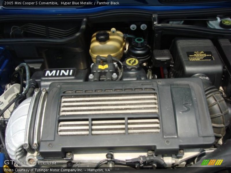  2005 Cooper S Convertible Engine - 1.6 Liter Supercharged SOHC 16-Valve 4 Cylinder