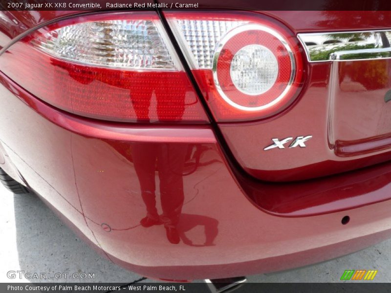 Radiance Red Metallic / Caramel 2007 Jaguar XK XK8 Convertible