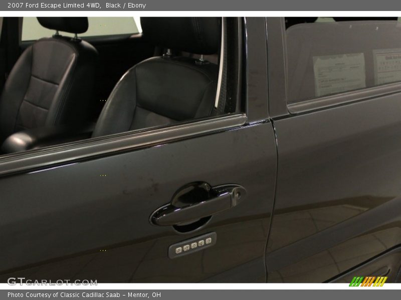 Black / Ebony 2007 Ford Escape Limited 4WD