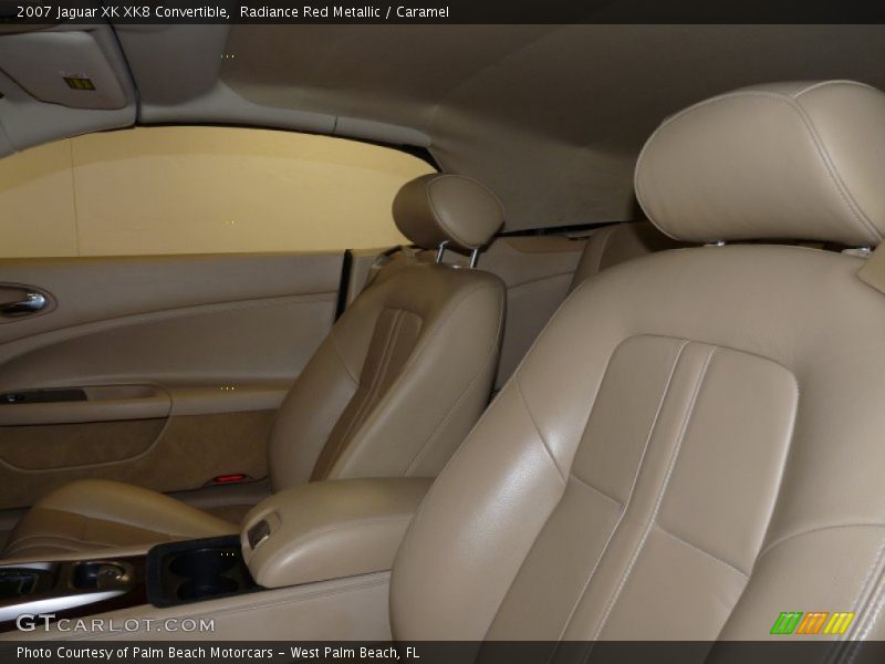 Radiance Red Metallic / Caramel 2007 Jaguar XK XK8 Convertible