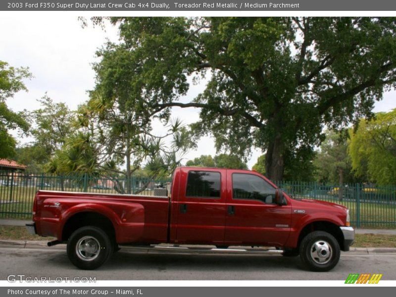  2003 F350 Super Duty Lariat Crew Cab 4x4 Dually Toreador Red Metallic
