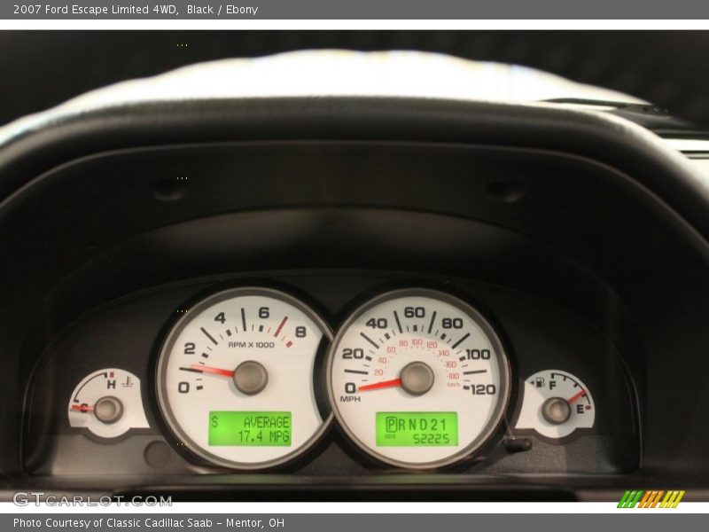  2007 Escape Limited 4WD Limited 4WD Gauges
