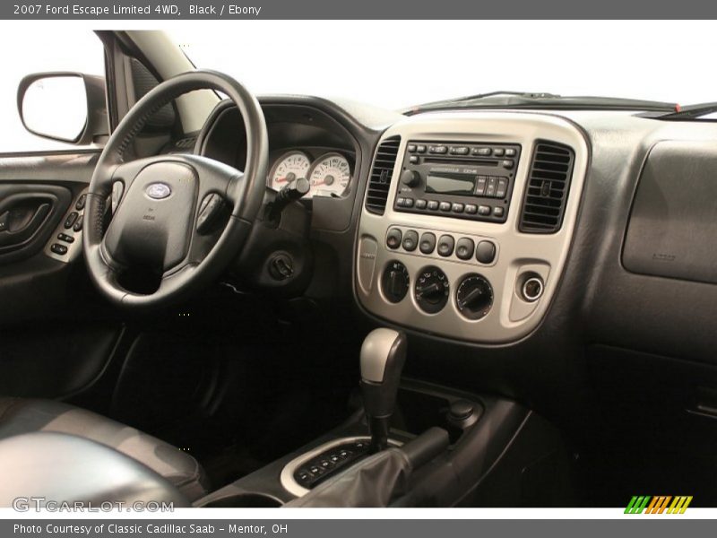 Dashboard of 2007 Escape Limited 4WD