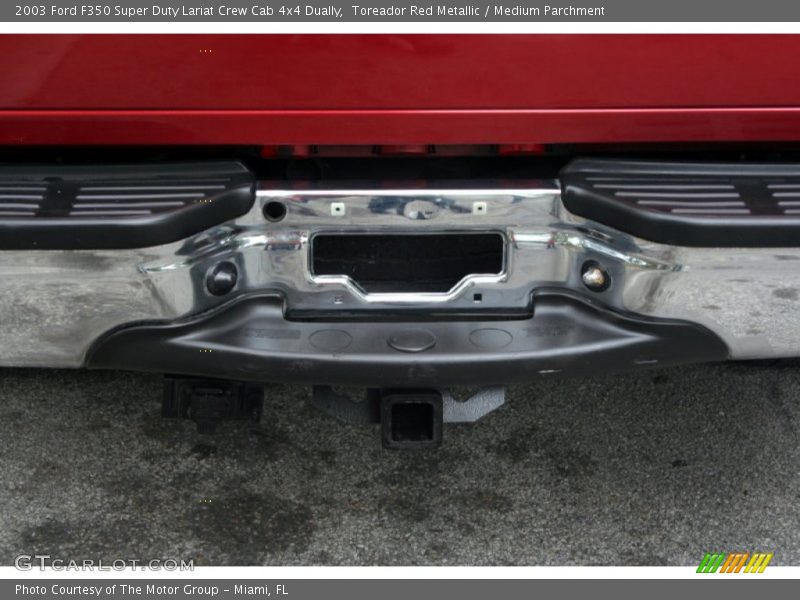 Toreador Red Metallic / Medium Parchment 2003 Ford F350 Super Duty Lariat Crew Cab 4x4 Dually