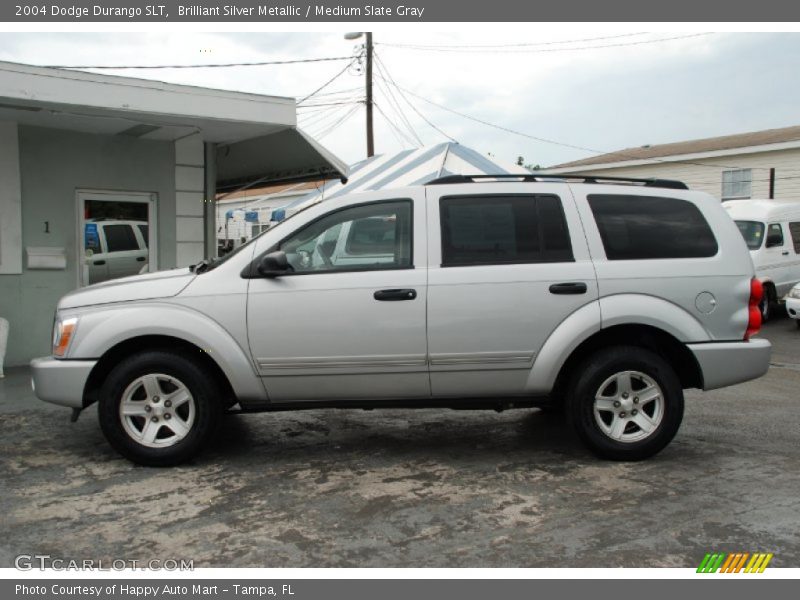 Brilliant Silver Metallic / Medium Slate Gray 2004 Dodge Durango SLT