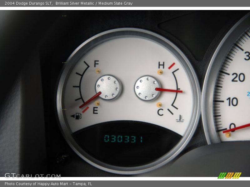 Brilliant Silver Metallic / Medium Slate Gray 2004 Dodge Durango SLT