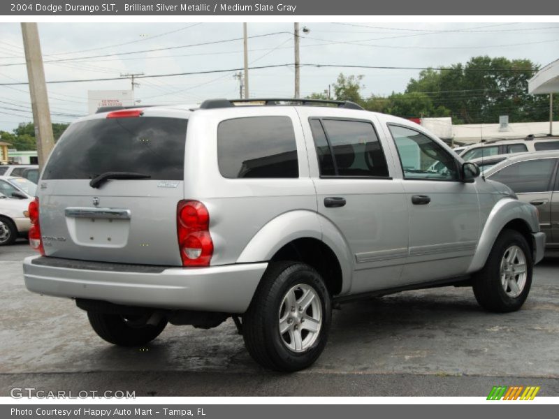 Brilliant Silver Metallic / Medium Slate Gray 2004 Dodge Durango SLT