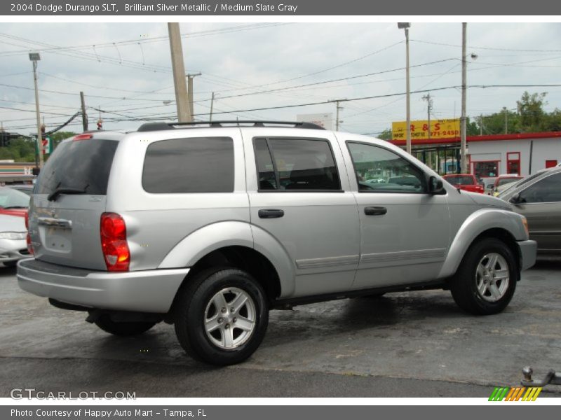 Brilliant Silver Metallic / Medium Slate Gray 2004 Dodge Durango SLT