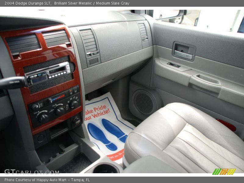 Brilliant Silver Metallic / Medium Slate Gray 2004 Dodge Durango SLT