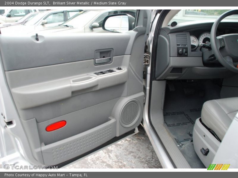 Brilliant Silver Metallic / Medium Slate Gray 2004 Dodge Durango SLT