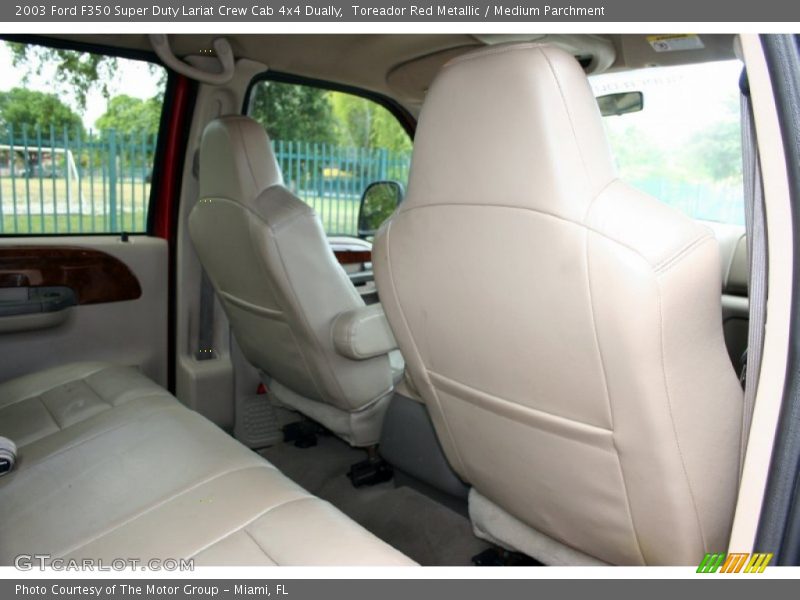  2003 F350 Super Duty Lariat Crew Cab 4x4 Dually Medium Parchment Interior