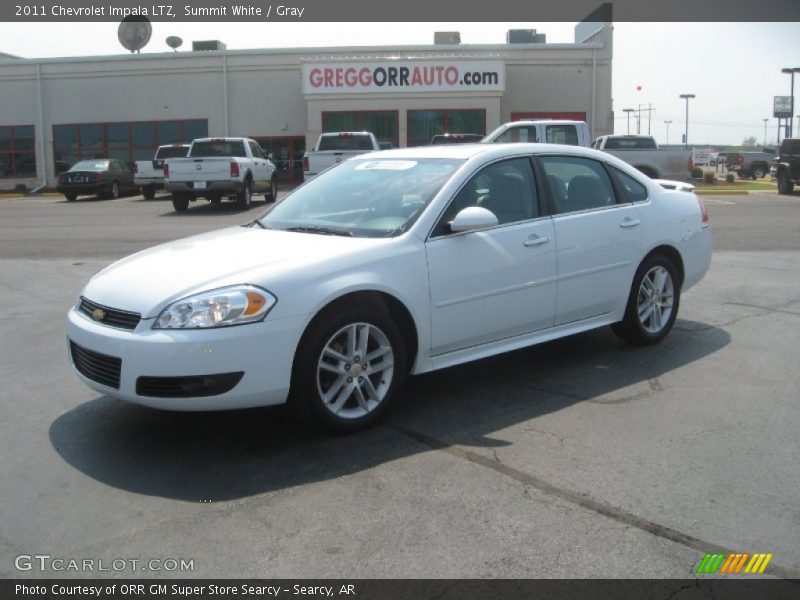 Summit White / Gray 2011 Chevrolet Impala LTZ