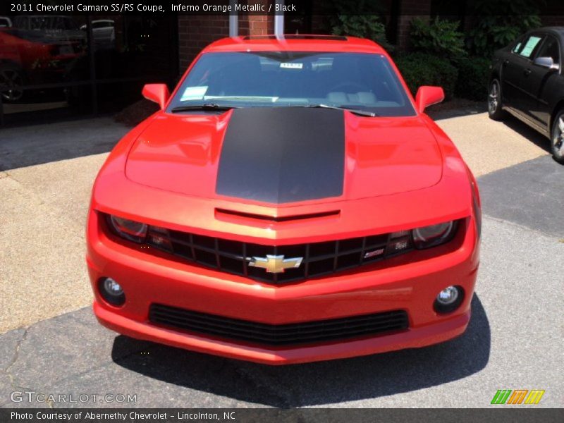 Inferno Orange Metallic / Black 2011 Chevrolet Camaro SS/RS Coupe