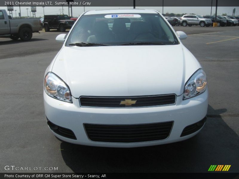 Summit White / Gray 2011 Chevrolet Impala LTZ