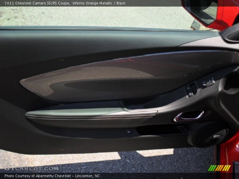 Inferno Orange Metallic / Black 2011 Chevrolet Camaro SS/RS Coupe