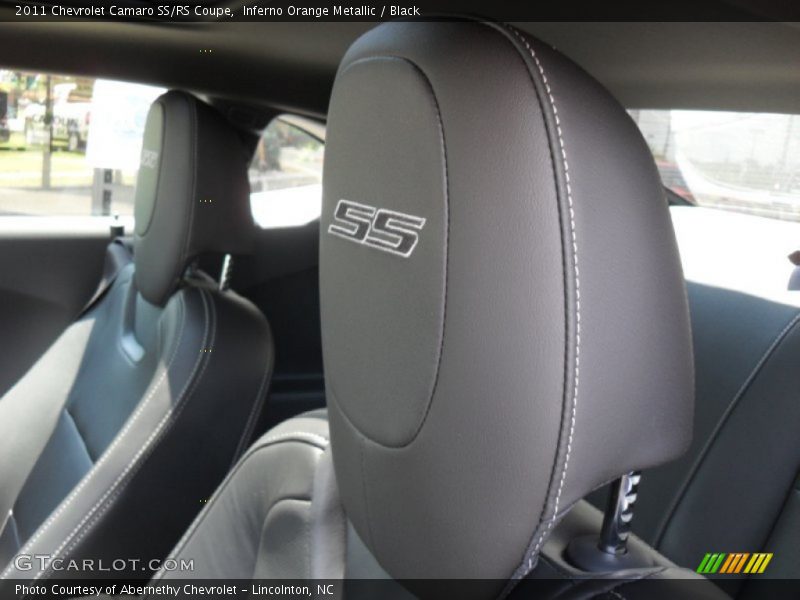 Inferno Orange Metallic / Black 2011 Chevrolet Camaro SS/RS Coupe