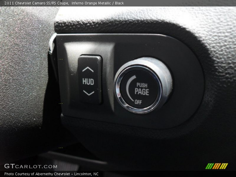 Inferno Orange Metallic / Black 2011 Chevrolet Camaro SS/RS Coupe