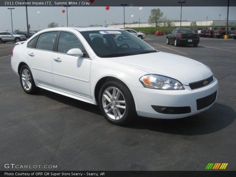 Summit White / Gray 2011 Chevrolet Impala LTZ