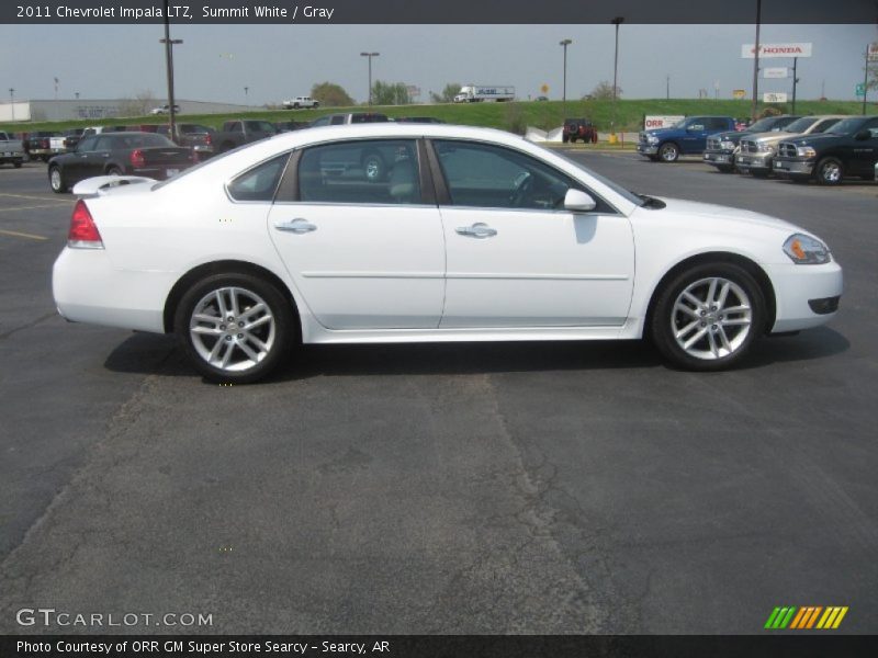 Summit White / Gray 2011 Chevrolet Impala LTZ