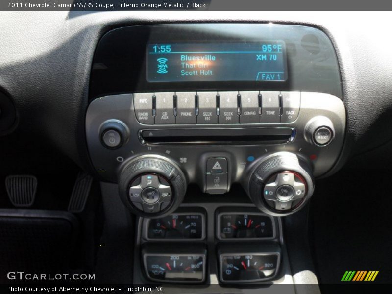 Inferno Orange Metallic / Black 2011 Chevrolet Camaro SS/RS Coupe